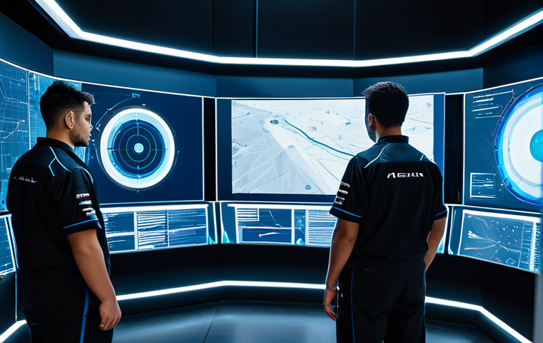 **Prompt 1: New Meta & Strategic Adaptation**
    A professional esports team, a diverse group of four individuals, focused intently around a futuristic holographic display in a clean, high-tech strategy room. They are wearing modest, branded team uniforms. The display shows abstract data visualizations and strategic overlays, hinting at evolving game dynamics. The atmosphere is one of intense concentration and intellectual engagement.
    **Quality & Safety Modifiers:** perfect anatomy, correct proportions, natural pose, well-formed hands, proper finger count, natural body proportions, professional photography, high quality, safe for work, appropriate content, fully clothed, professional.